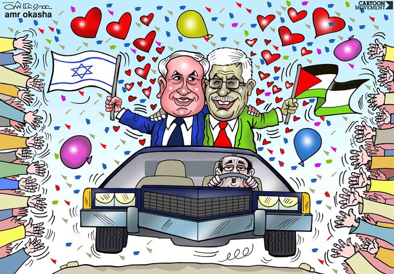 Amr Okasha - April Fool's Day Netanyahu and Abbas Unite