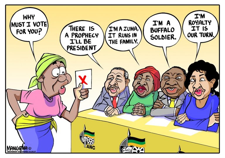 » Bethuel Mangena Reason to Vote for Candidates Africa Cartoons