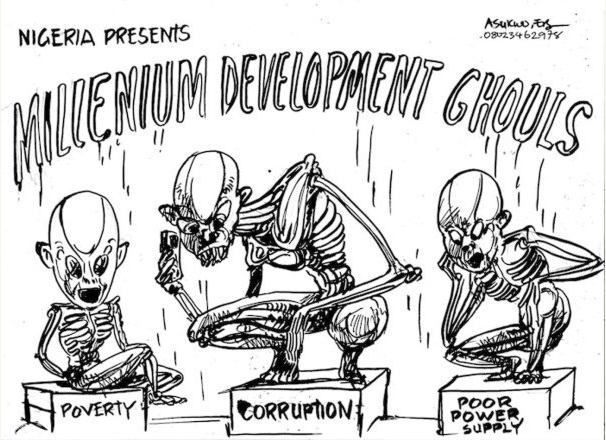 EB Asukwo- Development Ghouls cartoon