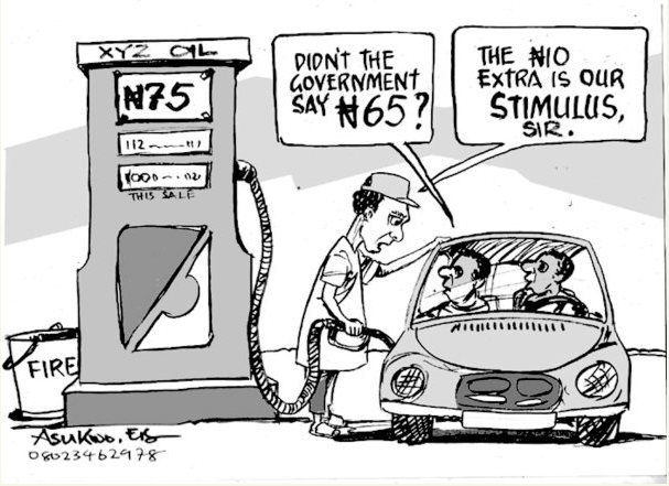 EB Asukwo- Gas Stimulus cartoon