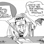 EB Asukwo- Marrying the Opposition cartoon