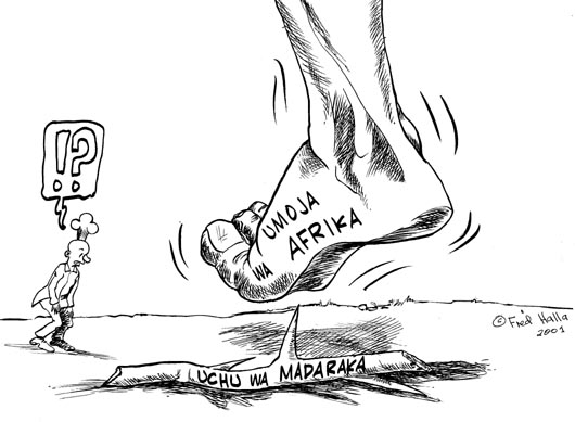 Fred Halla – Umoja Afrika Africa Cartoons