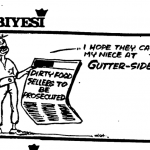 Dotun Gboyega- Dirty Food Sellers cartoon