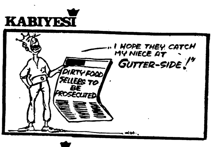 Dotun Gboyega- Dirty Food Sellers cartoon