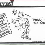 Dotun Gboyega- Strikes Reduce Living Standard cartoon