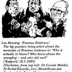 Lou Henning- Erasmus Evidence cartoon