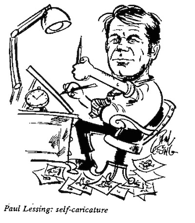Paul Lessing- Self Caricature