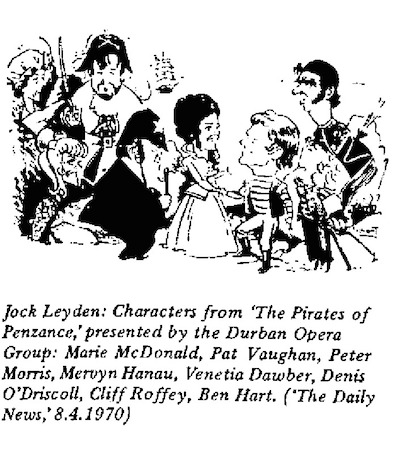 Jock Leyden- Characters from Pirates of Penzance