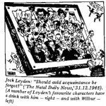 Jock Leyden- Should Auld Acquaintance Be Forgot cartoon