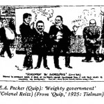 E.A. Packer- Weighty Government cartoon