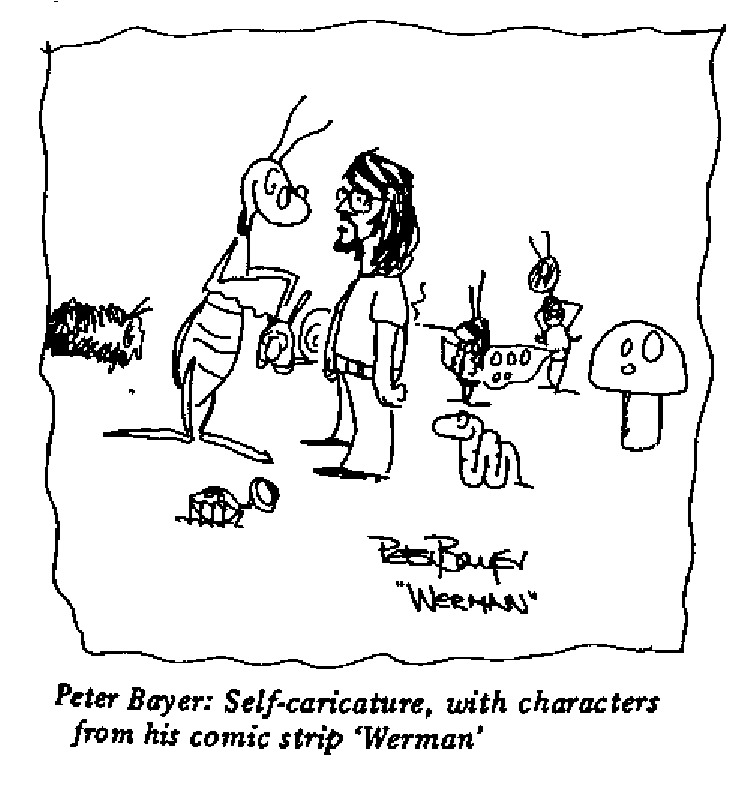 Peter Bayer - Self Caricature