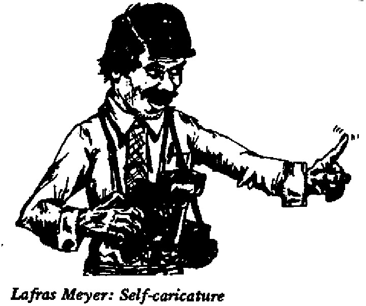 Lafras Meyer - Self-Caricature