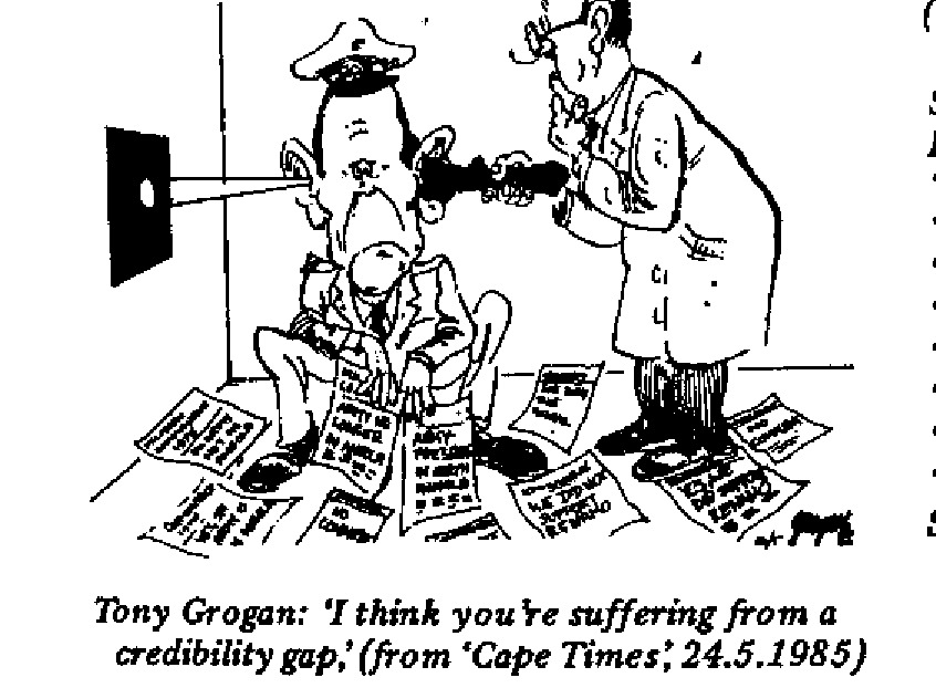Tony Grogan- Credibility Gap cartoon