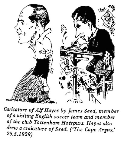 James Seed- Caricature of Alf Hayes