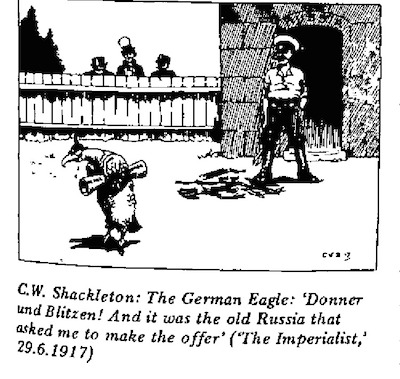 C.W. Shackleton- German Eagle cartoon