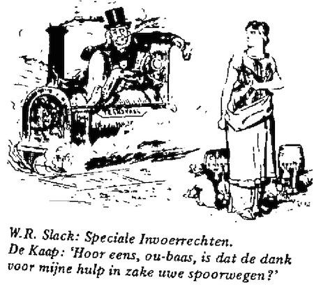 W.R. Slack - Speciale Invoerrechten cartoon