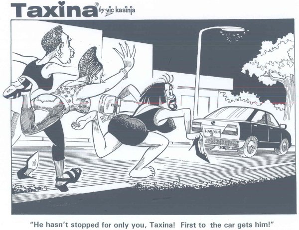 Vic Kasinja - Taxina Chasing a Car