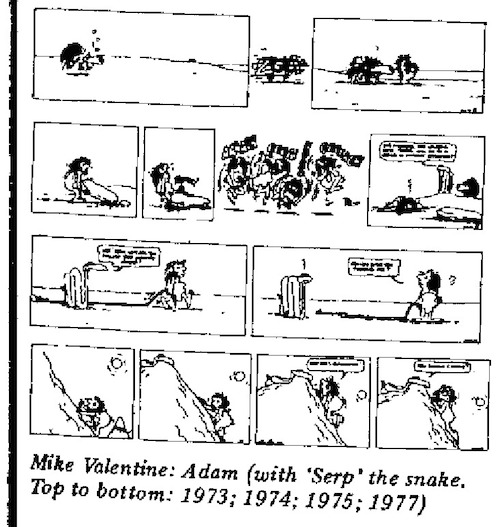Mike Valentine- Adam cartoon