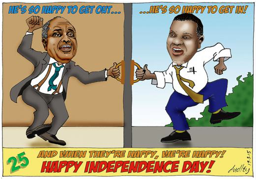 Dudley Viall- Independence Day cartoon